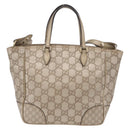 GUCCI GG Canvas Guccissima Hand Bag 2way Gold 353121 Auth ka6419-3