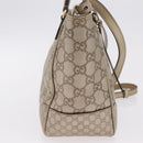 GUCCI GG Canvas Guccissima Hand Bag 2way Gold 353121 Auth ka6419-5