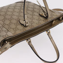 GUCCI GG Canvas Guccissima Hand Bag 2way Gold 353121 Auth ka6419-6