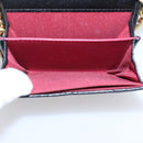 CHANEL Matelasse Chain Shoulder Card Case Caviar Skin Black Gold CC Auth ka6420V-19