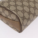 GUCCI GG Supreme Shoulder Bag PVC Beige Gold Tone 89 02 017 Auth ka6421-17