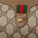 GUCCI GG Supreme Shoulder Bag PVC Beige Gold Tone 89 02 017 Auth ka6421-21