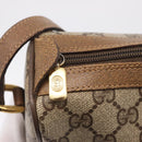 GUCCI GG Supreme Shoulder Bag PVC Beige Gold Tone 89 02 017 Auth ka6421-22