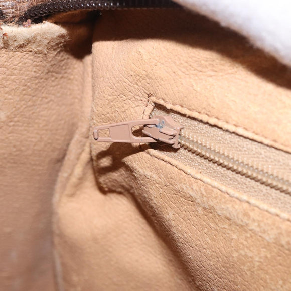 GUCCI GG Supreme Shoulder Bag PVC Beige Gold Tone 89 02 017 Auth ka6421