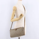 GUCCI GG Supreme Shoulder Bag PVC Beige Gold Tone 89 02 017 Auth ka6421-28