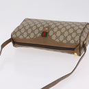 GUCCI GG Supreme Shoulder Bag PVC Beige Gold Tone 89 02 017 Auth ka6421-7