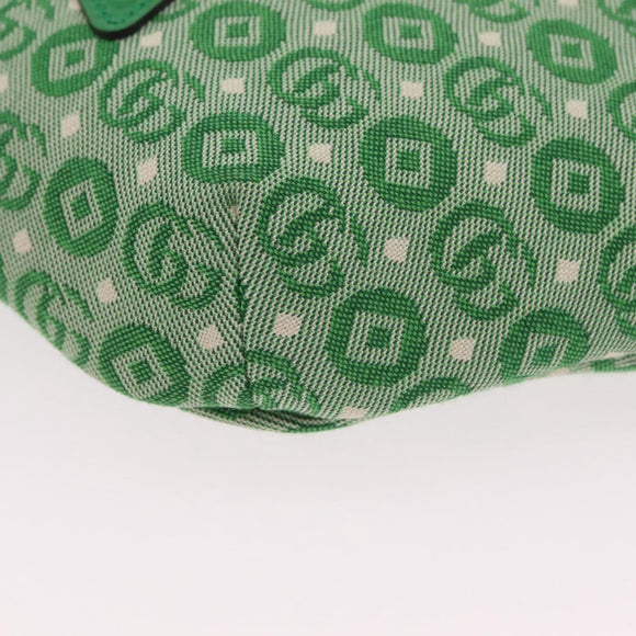 GUCCI Children's Web Sherry Line Waist Bag Canvas Green 502095 Auth ka6422V