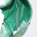 GUCCI Children's Web Sherry Line Waist Bag Canvas Green 502095 Auth ka6422V-10