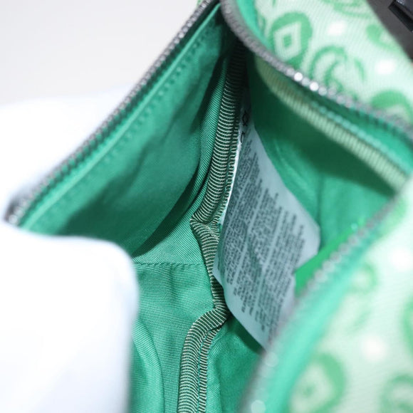 GUCCI Children's Web Sherry Line Waist Bag Canvas Green 502095 Auth ka6422V