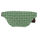 GUCCI Children's Web Sherry Line Waist Bag Canvas Green 502095 Auth ka6422V-2