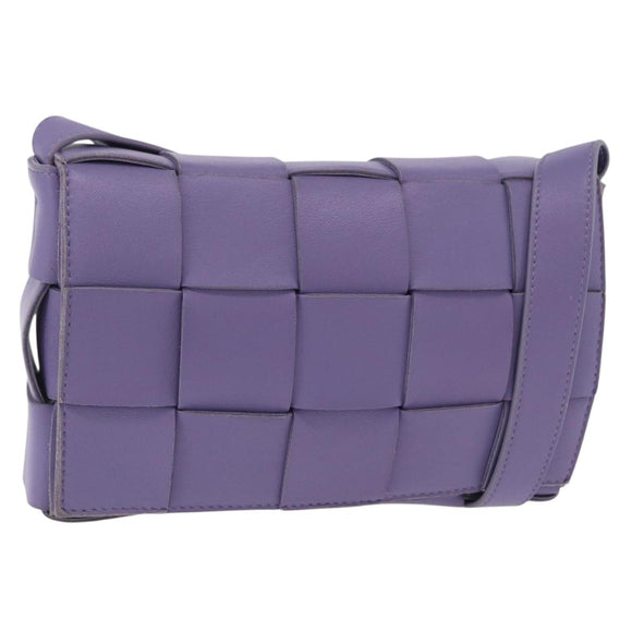 Bottega Veneta MAXI INTRECCIATO Cassette Shoulder Bag Leather Auth ka6424V