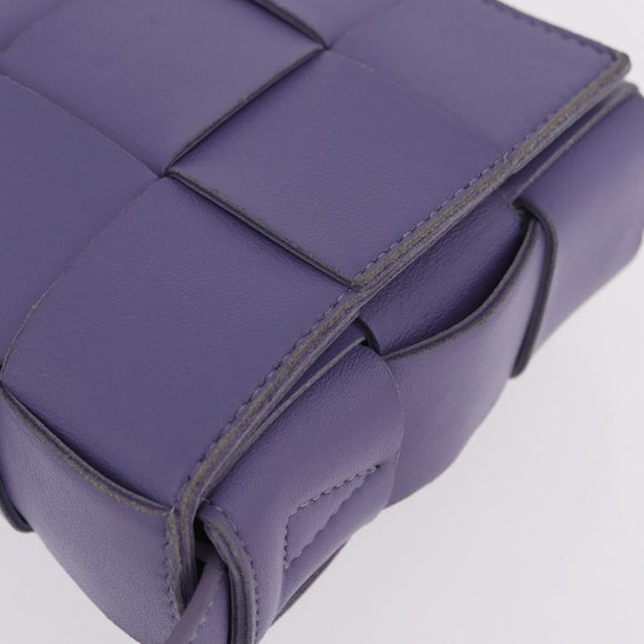Bottega Veneta MAXI INTRECCIATO Cassette Shoulder Bag Leather Auth ka6424V