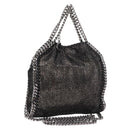 Stella McCartney Falabella Chain Hand Bag Polyester 2way Black Auth ka6425A-1