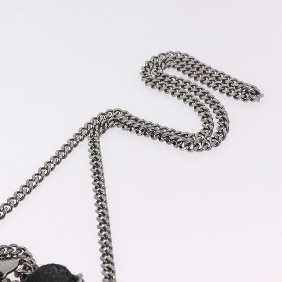 Stella McCartney Falabella Chain Hand Bag Polyester 2way Black Auth ka6425A