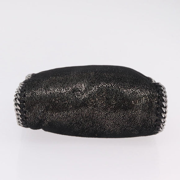 Stella McCartney Falabella Chain Hand Bag Polyester 2way Black Auth ka6425A