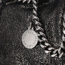Stella McCartney Falabella Chain Hand Bag Polyester 2way Black Auth ka6425A-20