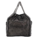 Stella McCartney Falabella Chain Hand Bag Polyester 2way Black Auth ka6425A-13
