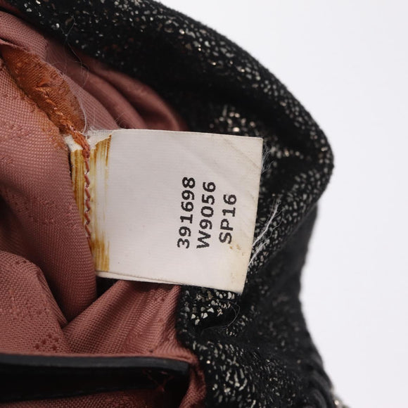 Stella McCartney Falabella Chain Hand Bag Polyester 2way Black Auth ka6425A
