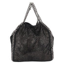 Stella McCartney Falabella Chain Hand Bag Polyester 2way Black Auth ka6425A-2