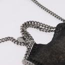 Stella McCartney Falabella Chain Hand Bag Polyester 2way Black Auth ka6425A-14