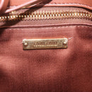 Miu Miu Matelasse Shoulder Bag Leather Brown Gold Tone Auth ka6427M-11