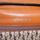 Saint Laurent Shoulder Bag Leather Brown Gold Tone Auth ka6428A-24