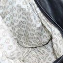 LOEWE Shoulder Bag Leather Black Gold Tone Auth ka6432V-20