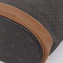 Christian Dior Honeycomb Tote Bag PVC Black Brown Auth ka6433A-9