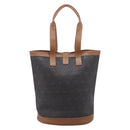 Christian Dior Honeycomb Tote Bag PVC Black Brown Auth ka6433A-2