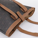 Christian Dior Honeycomb Tote Bag PVC Black Brown Auth ka6433A-6