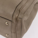 GUCCI Tote Bag Leather Gold 269945 Auth ka6435V-16