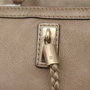 GUCCI Tote Bag Leather Gold 269945 Auth ka6435V-19