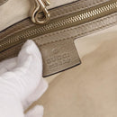 GUCCI Tote Bag Leather Gold 269945 Auth ka6435V-22