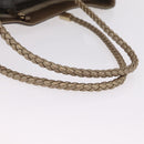 GUCCI Tote Bag Leather Gold 269945 Auth ka6435V-9