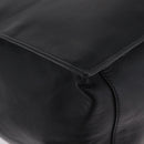 Saint Laurent Rive Gauche Tote Bag Leather Black Silver 663970 Auth ka6437M-9