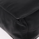 Saint Laurent Rive Gauche Tote Bag Leather Black Silver 663970 Auth ka6437M-16