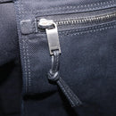 Saint Laurent Rive Gauche Tote Bag Leather Black Silver 663970 Auth ka6437M-22