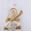 LOUIS VUITTON Monogram Multicolor Judy GM Hand Bag White M40253 LV Auth ka6439V-29