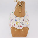 LOUIS VUITTON Monogram Multicolor Judy GM Hand Bag White M40253 LV Auth ka6439V-7