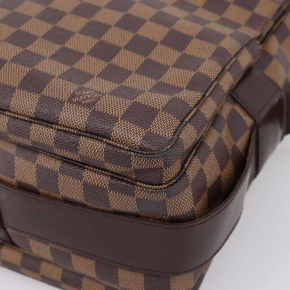 LOUIS VUITTON Damier Ebene Naviglio Shoulder Bag N45255 LV Auth ka6440A