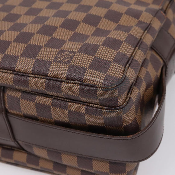 LOUIS VUITTON Damier Ebene Naviglio Shoulder Bag N45255 LV Auth ka6440A