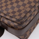 LOUIS VUITTON Damier Ebene Naviglio Shoulder Bag N45255 LV Auth ka6440A-9