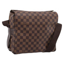 LOUIS VUITTON Damier Ebene Naviglio Shoulder Bag N45255 LV Auth ka6440A-1
