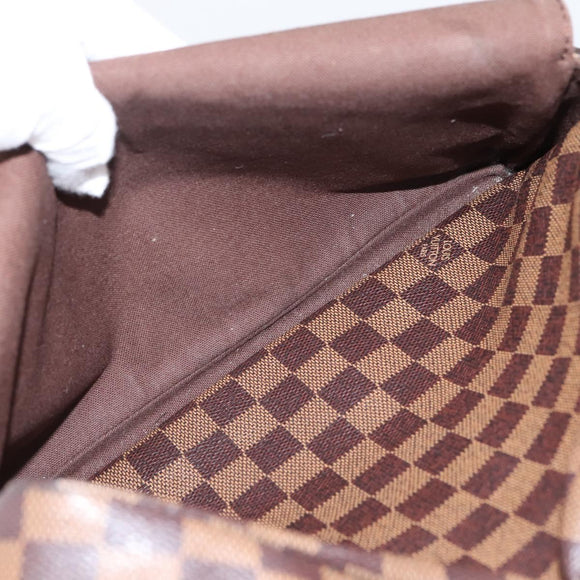 LOUIS VUITTON Damier Ebene Naviglio Shoulder Bag N45255 LV Auth ka6440A
