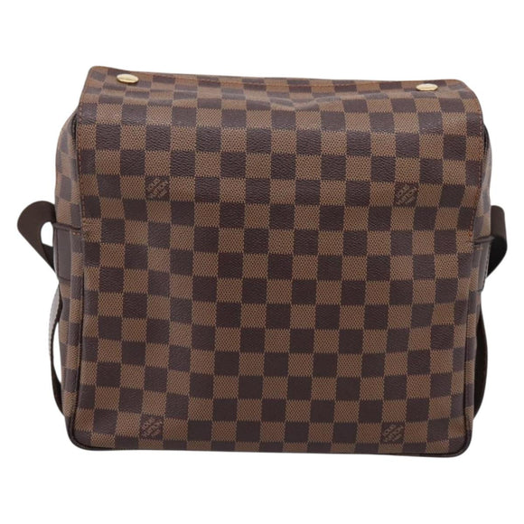 LOUIS VUITTON Damier Ebene Naviglio Shoulder Bag N45255 LV Auth ka6440A