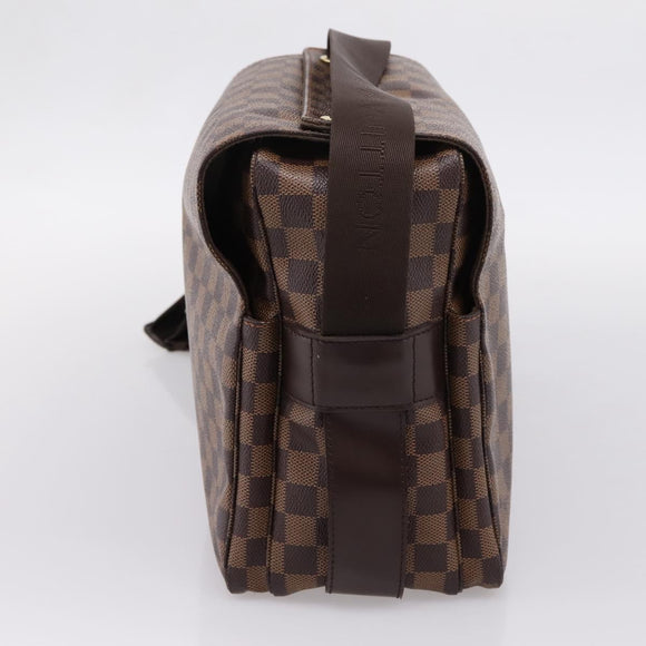 LOUIS VUITTON Damier Ebene Naviglio Shoulder Bag N45255 LV Auth ka6440A