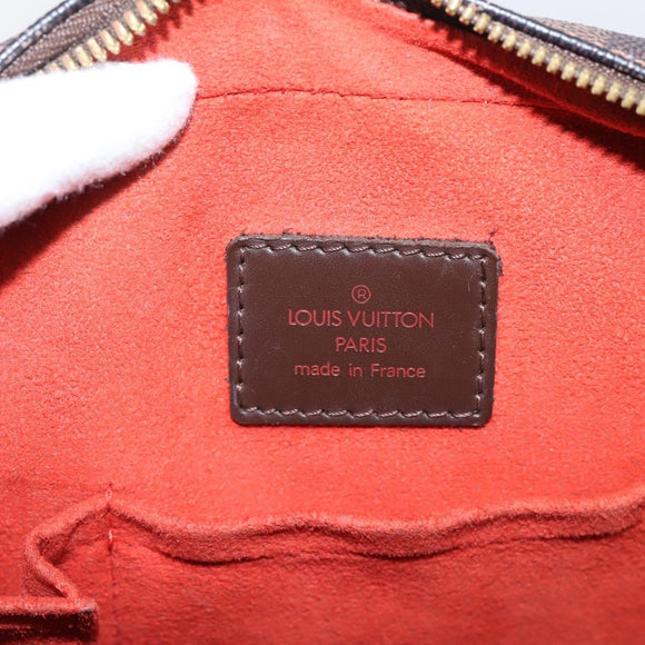 LOUIS VUITTON Damier Ebene Ipanema GM Shoulder Bag N51292 LV Auth ka6441A