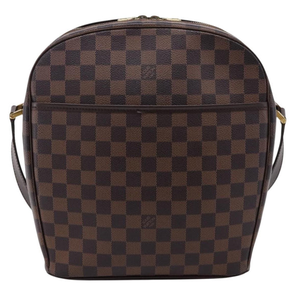 LOUIS VUITTON Damier Ebene Ipanema GM Shoulder Bag N51292 LV Auth ka6441A