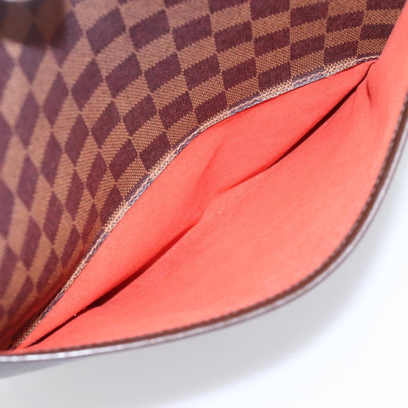 LOUIS VUITTON Damier Ebene Ipanema GM Shoulder Bag N51292 LV Auth ka6441A