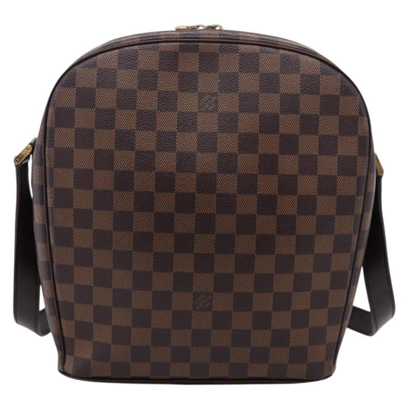 LOUIS VUITTON Damier Ebene Ipanema GM Shoulder Bag N51292 LV Auth ka6441A